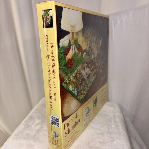 SunsOut: PIECE-FUL SLUMBER By AVRIL HAYNES 500 Piece Puzzle CL59621 New/Sealed - Picture 2 of 5